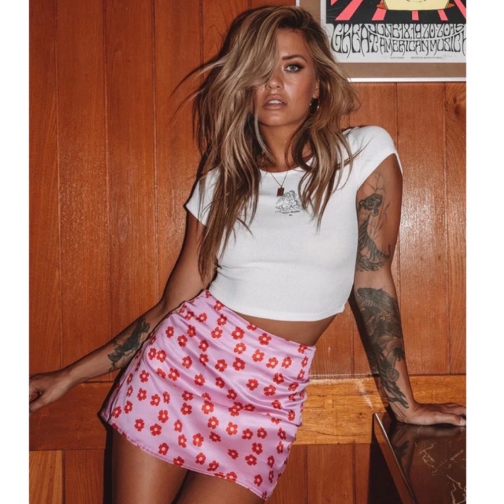 Flora mini skirt
